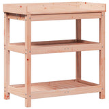 Vidaxx Pflanztisch mit Regalen 82,5x45x86,5 cm massives Douglas-Holz