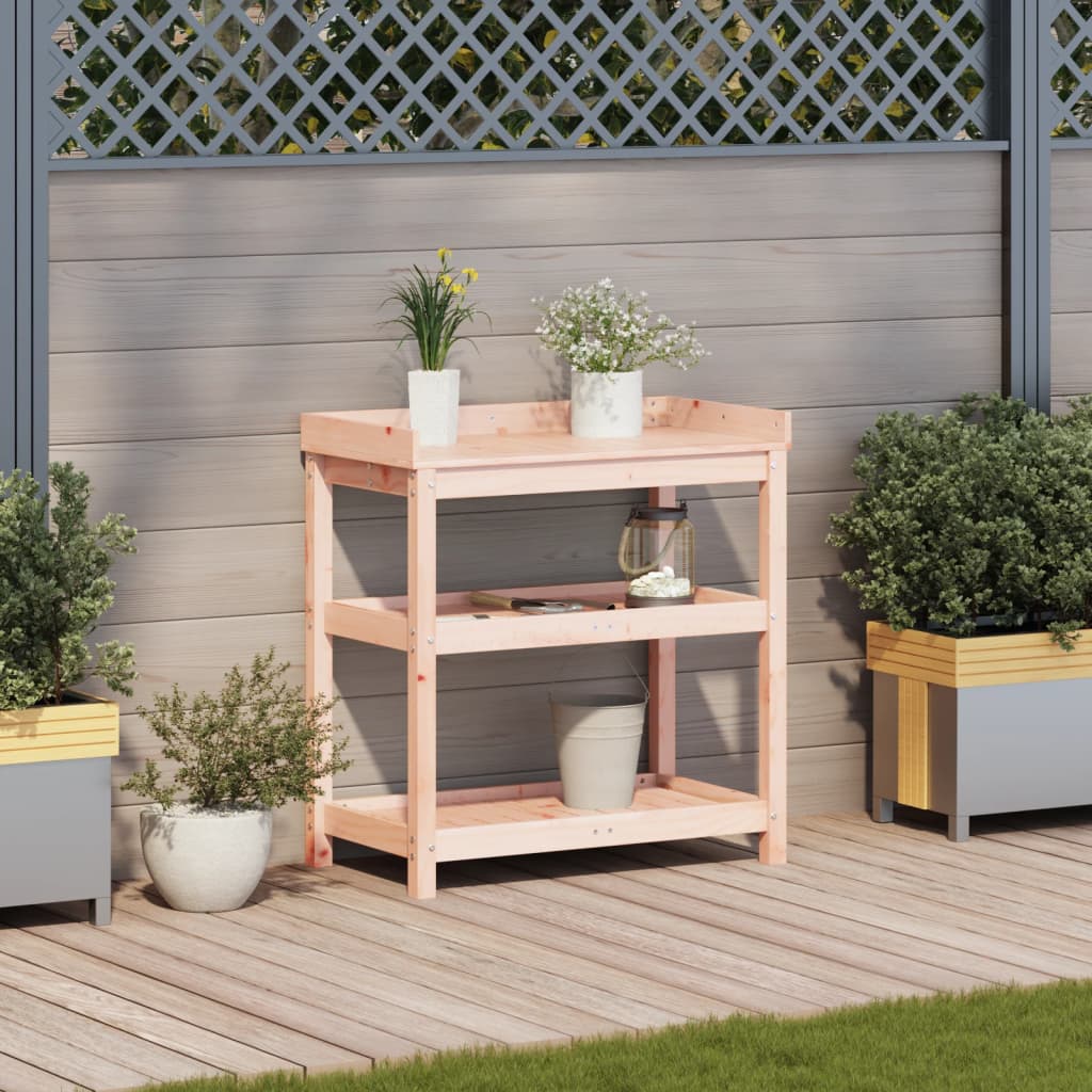 Vidaxx Pflanztisch mit Regalen 82,5x45x86,5 cm massives Douglas-Holz