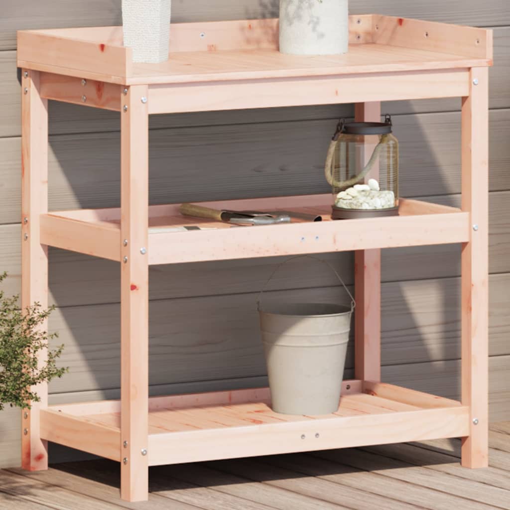 Vidaxx Pflanztisch mit Regalen 82,5x45x86,5 cm massives Douglas-Holz