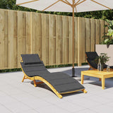Vidaxx Liegekissen 186x58x4 cm Stoff, Anthrazit gemischt