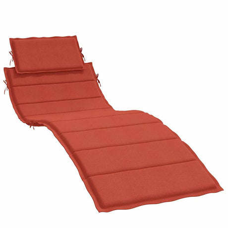 Vidaxx Liegekissen 186x58x3 cm Stoff rot gemischt
