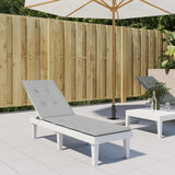 Vidaxx Terrassenstuhlauflage (75+105)x50x3 cm Stoff melange hellgrau