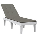 Vidaxl Patio Chair Këssen (75 + 105) x50x3 cm gemëscht donkel gro