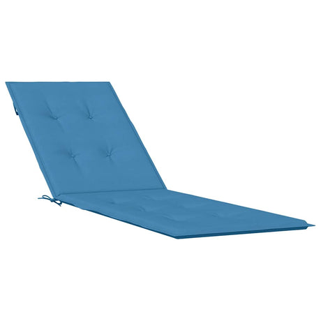 Vidaxx Terrassenstuhlauflage (75+105) x 50 x 4 cm Stoff blau meliert
