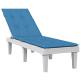 Vidaxx Terrassenstuhlauflage (75+105) x 50 x 4 cm Stoff blau meliert