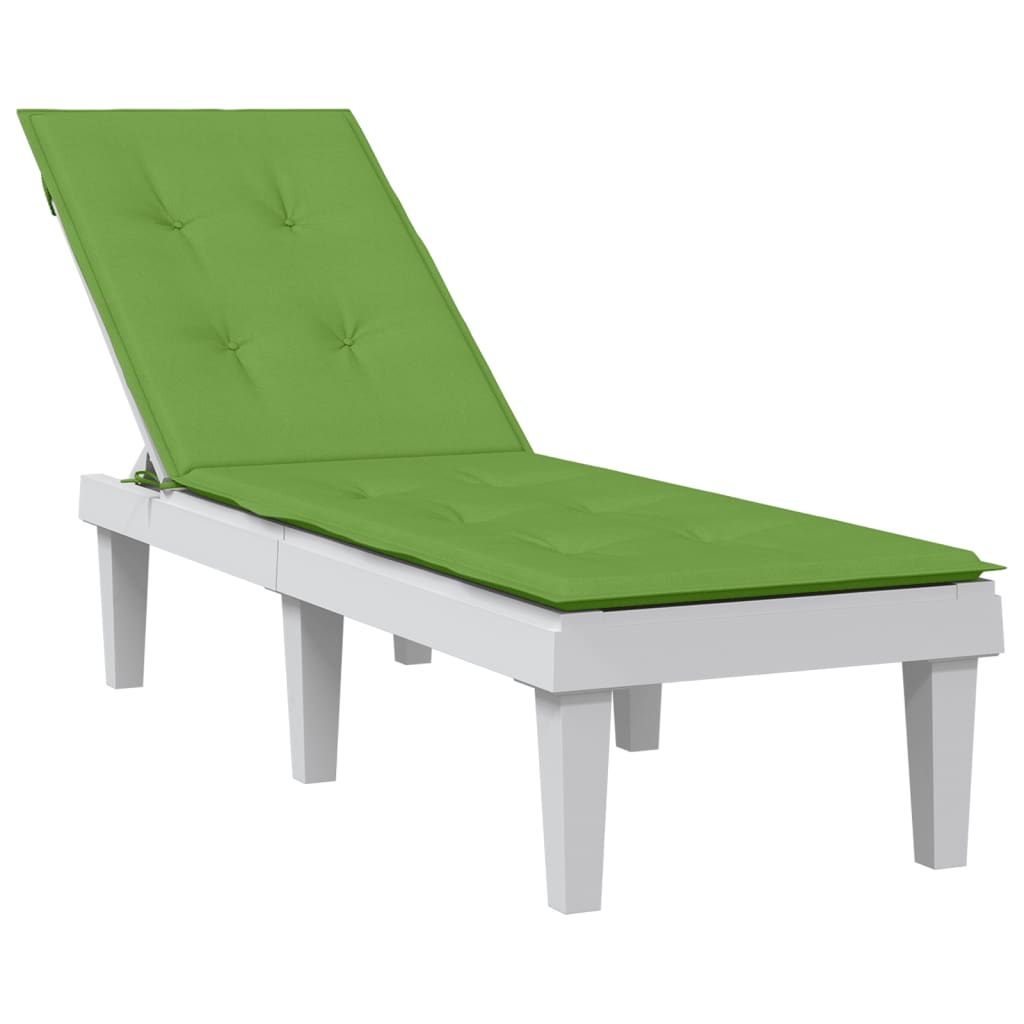 Vidaxl patio stolpute (75+105) x50x3 cm stoff blandet grønn