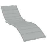 Vidaxx Liegekissen 200x50x4 cm Stoff, hellgrau meliert