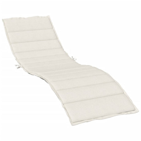 Vidaxx Liegekissen 200x70x4 cm Stoff, cremefarben gemischt