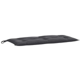 VidaXL Gartenbankauflage 100x50x7 cm Stoff, Anthrazit gemischt