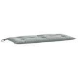 Vidaxl Garden Banch Cushion 100x50x7 cm tessuto grigio chiaro misto