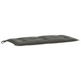 VidaXL Gartenbankauflage 100x50x7 cm Stoff, dunkelgrau gemischt