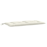 VidaXL Gartenbankauflage 100x50x7 cm Stoff gemischt creme
