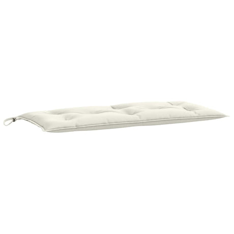 VidaXL Gartenbankauflage 100x50x7 cm Stoff gemischt creme
