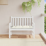 VIDAXL Garden Bench blazina 100x50x7 cm tkanina mešana smetana -barvna