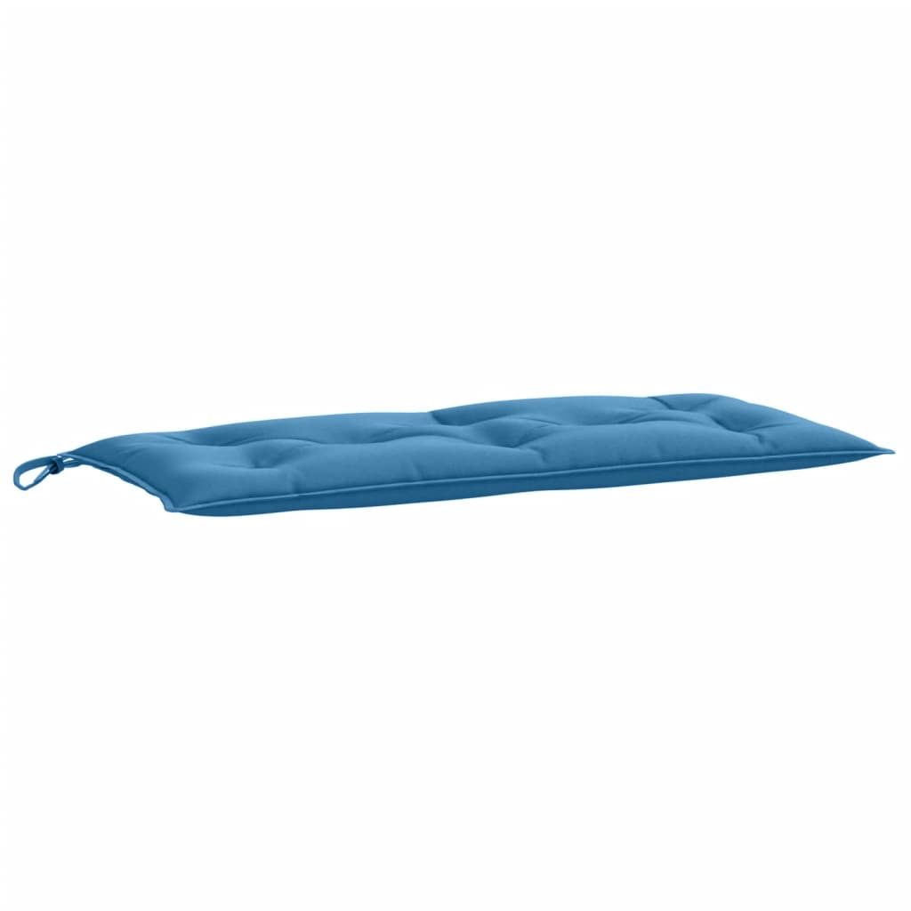 VidaXL Gartenbankauflage 100x50x7 cm Stoff blau gemischt