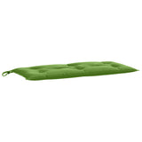 VidaXL Gartenbankauflage 100x50x7 cm Stoff grün gemischt