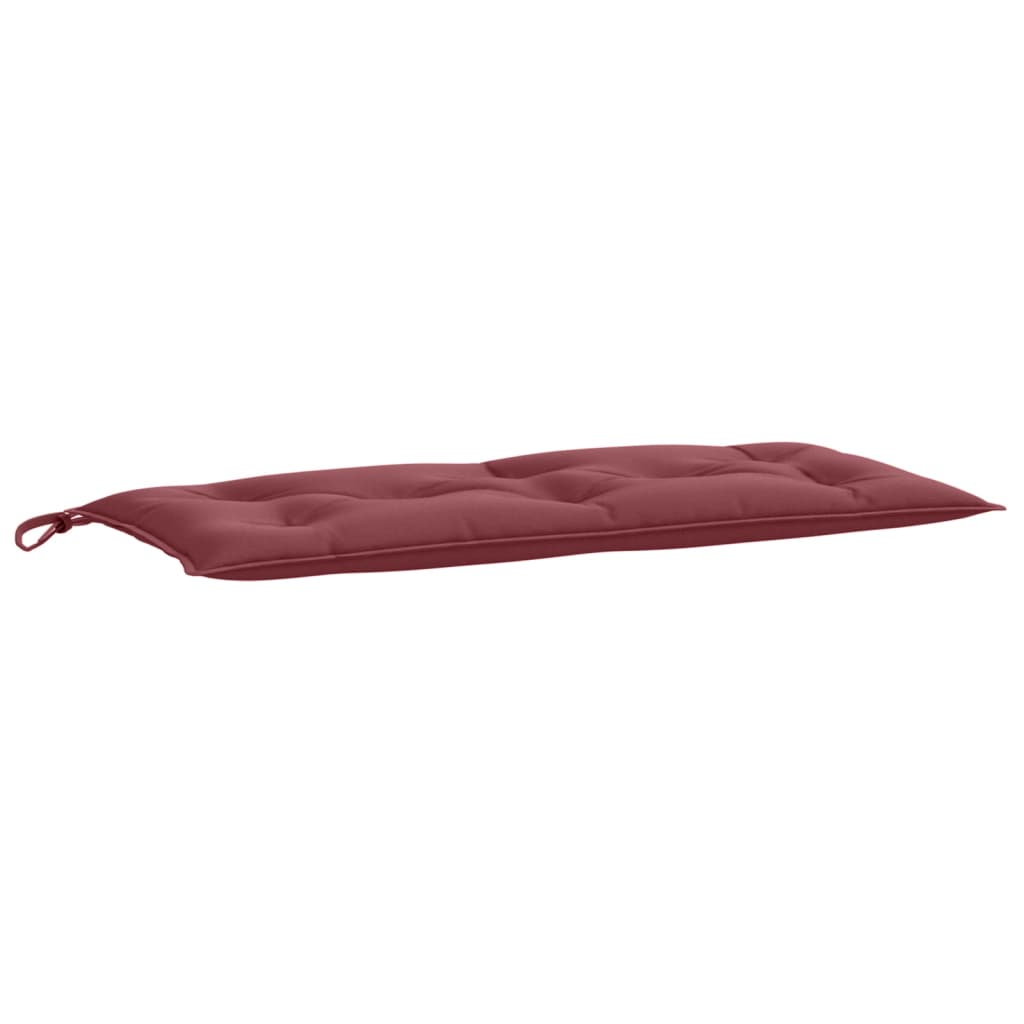 Vidaxl Garden Bench Cushion 100x50x7 CM Fabric Wine Red rojo