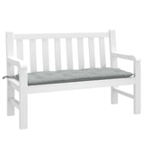 Vidaxl Garden Banc Cushion 120x50x7 cm tissu gris clair