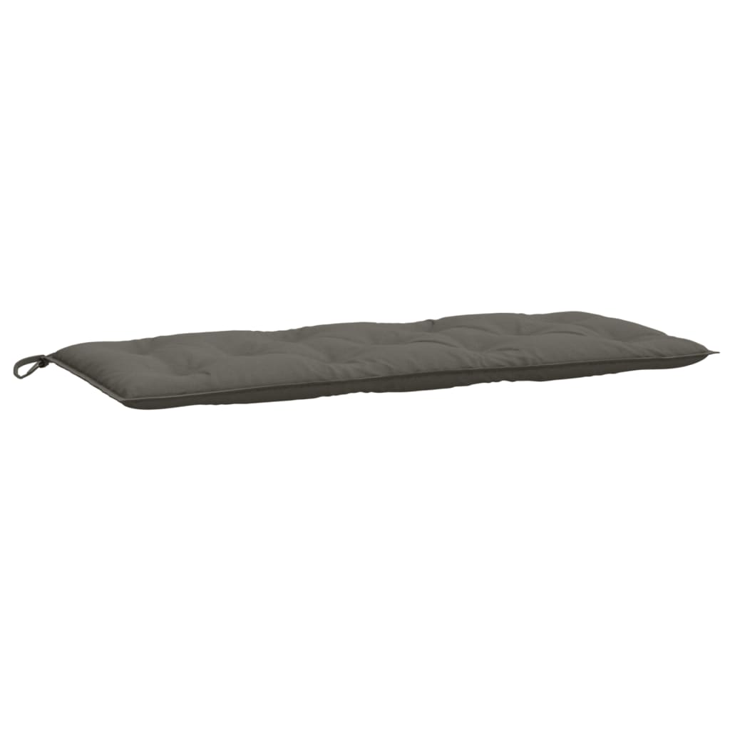 Vidaxl garden bench cushion 120x50x7 cm fabric mixed dark gray