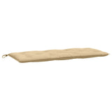 Vidaxl Garden Bench Cushion 120x50x7 cm Tyg Mixed Beige