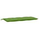 VidaXL Gartenbankauflage 120x50x7 cm Stoff grün gemischt