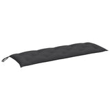 VidaXL Gartenbankauflage 150x50x7 cm Stoff, Anthrazit gemischt