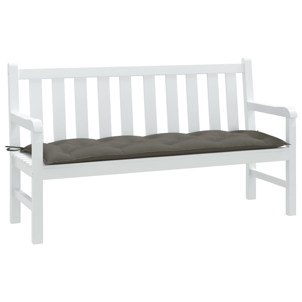Vidaxx Gartenbankauflage 150x50x7 cm Stoff dunkelgrau gemischt