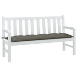 Vidaxx Gartenbankauflage 150x50x7 cm Stoff dunkelgrau gemischt