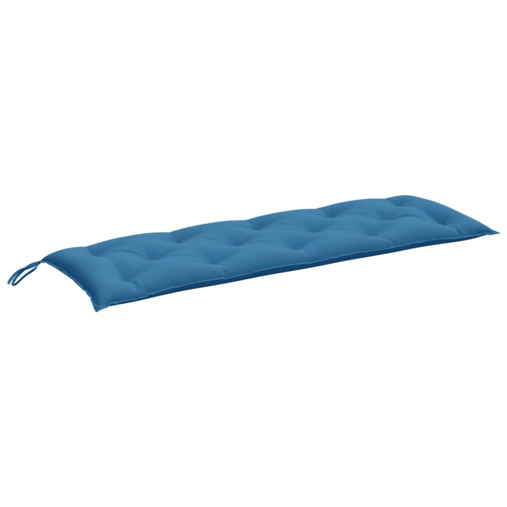 Vidaxl Garden Bench Cushion 150x50x7 cm stoff Mixed Blue