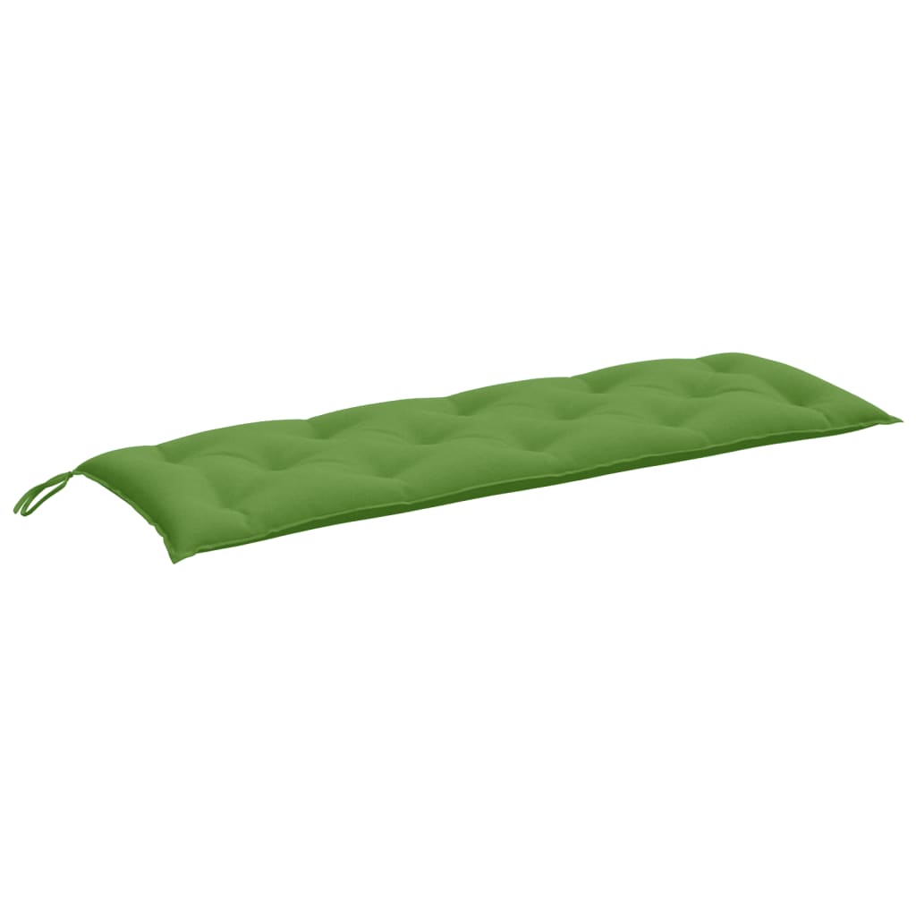 Vidaxl Garden Bench Cushion 150x50x7 cm tyg blandat grönt