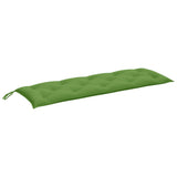 Vidaxl Garden bench cushion 150x50x7 cm Fabric mixed green