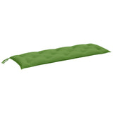 VidaXL Gartenbankauflage 150x50x7 cm Stoff grün gemischt