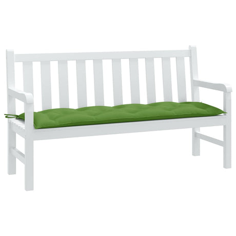 VidaXL Gartenbankauflage 150x50x7 cm Stoff grün gemischt