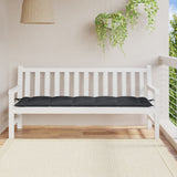 VidaXL Garden bench cushion 180x50x7 cm Fabric mixed anthracite -colored