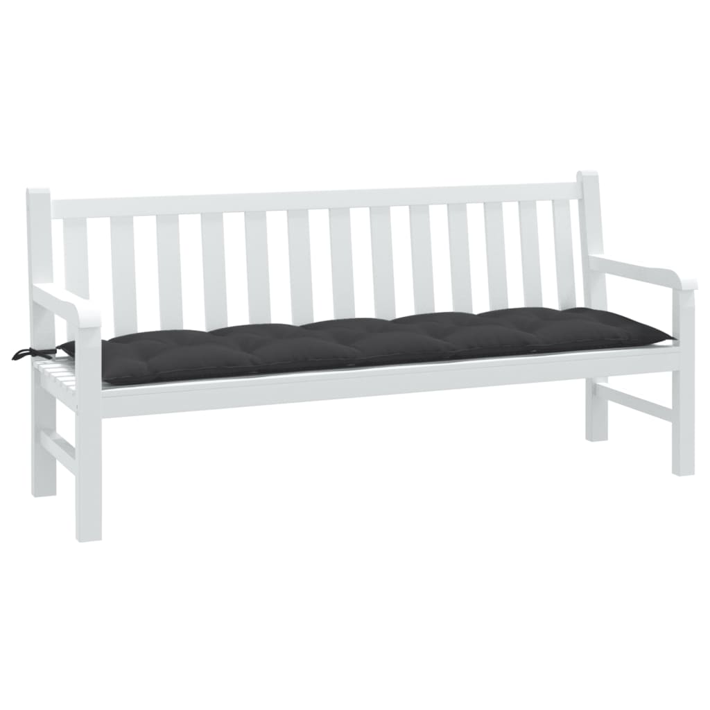 Vidaxl Garden Bench polštář 180x50x7 cm tkanina smíšený antracity -