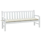 Vidaxx Gartenbankauflage 180x50x7 cm Stoff gemischt creme