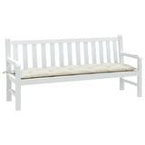 Vidaxl Garden Bench Cushion 180x50x7 CM Tyg Mixed Cream -Colored