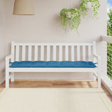 VidaXL Gartenbankauflage 180x50x7 cm Stoff blau gemischt