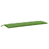 VidaXL Gartenbankauflage 180x50x7 cm Stoff grün gemischt