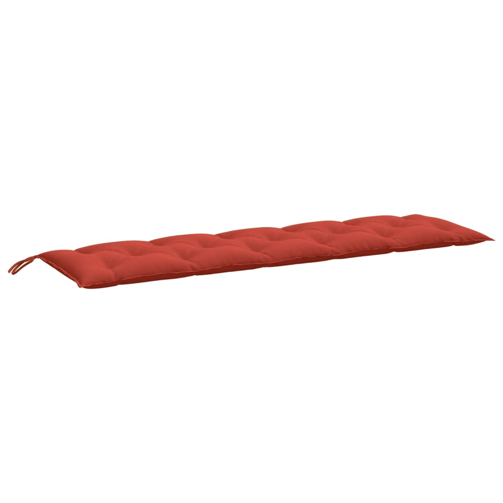VidaXL Gartenbankauflage 180x50x7 cm Stoff rot gemischt
