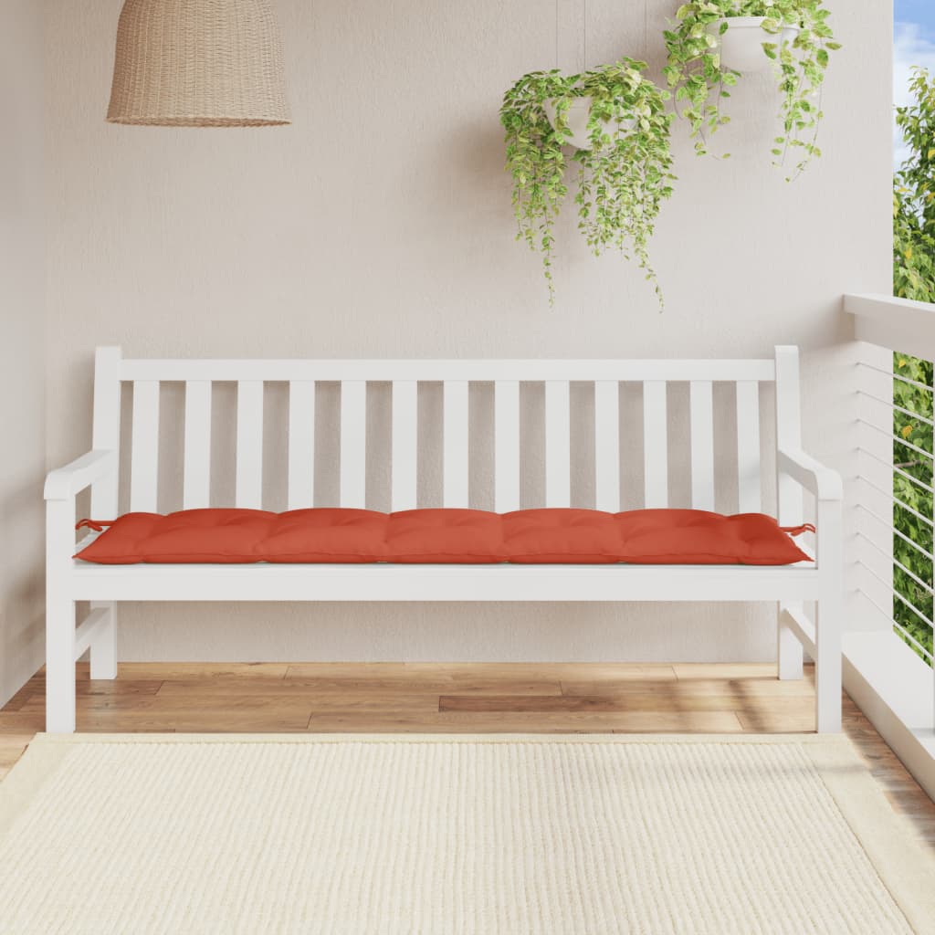 Vidaxl Garden Bench Poduszka 180x50x7 cm Mieszana czerwień