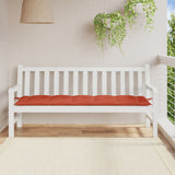 VidaXL Gartenbankauflage 180x50x7 cm Stoff rot gemischt