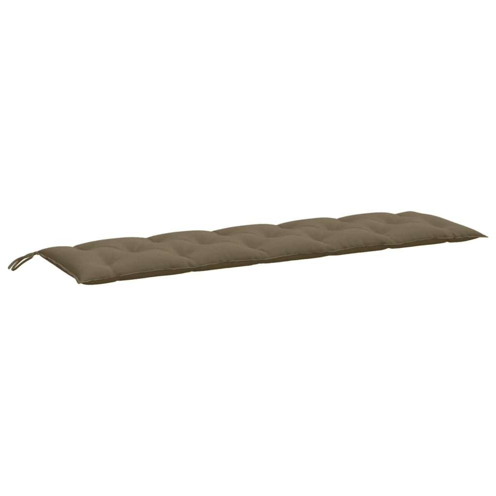 VidaXL Gartenbankauflage 180x50x7 cm Stoff Taupe meliert