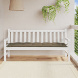 VidaXL Gartenbankauflage 180x50x7 cm Stoff Taupe meliert