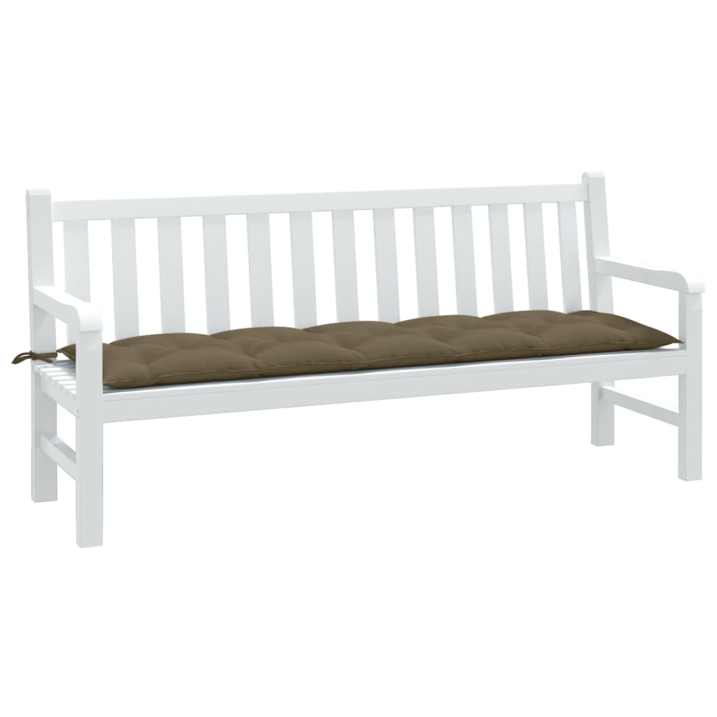 VidaXL Garden bench cushion 180x50x7 cm Fabric mixed taupe