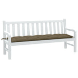 Vidaxl Garden Bench Cushion 180x50x7 CM Tyg Mixed Taupe