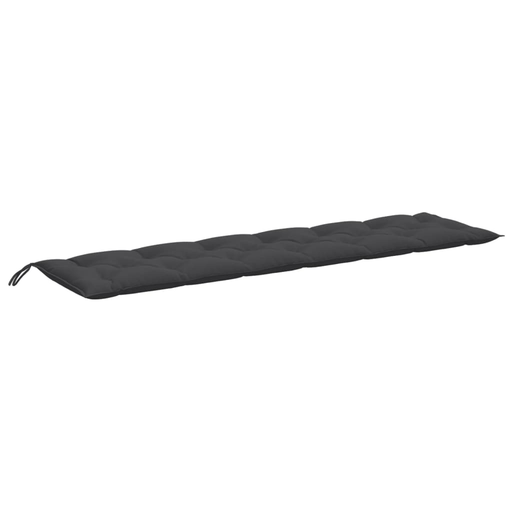 VidaXL Gartenbankauflage 200x50x7 cm Stoff, Anthrazit gemischt