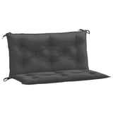 Vidaxx Gartenbankauflagen 2 Stück 100x50x7 cm Stoff Anthrazit gemischt