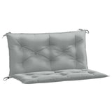 Vidaxl Garden Bench Cushions 2 St 100x50x7 cm Fassoso grigio chiaro misto