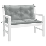 Vidaxl Garden Bench CUDIONS 2 ST 100X50X7 CM Tyg Mixed Light Grey